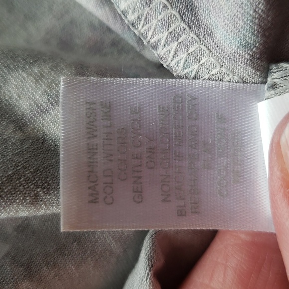 J. Jill Wearever Sheath Dress Large Black Print Knit V-Neck Pleats Casual Office - Picture 14 of 15